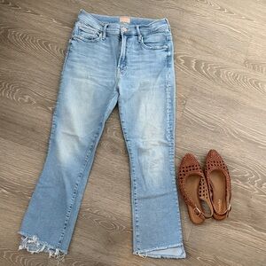 MOTHER | The Insider Crop Step Fray | Size 29